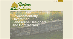 Desktop Screenshot of nativelandscaping.net